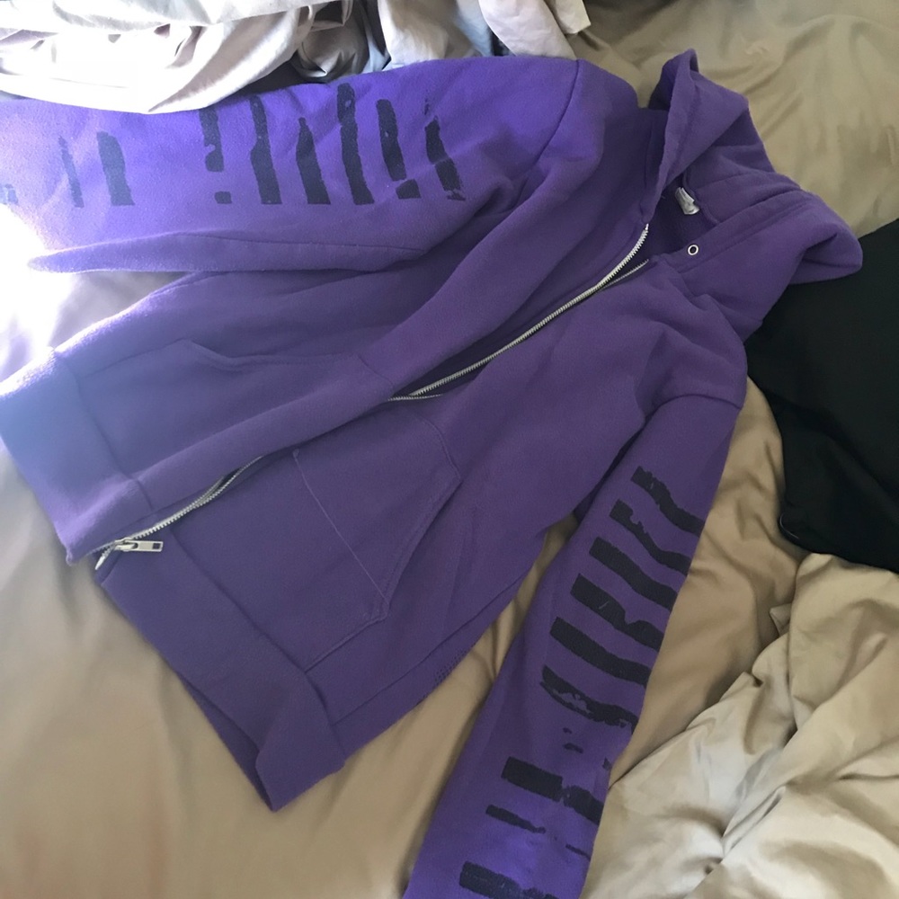 Purple hoodie